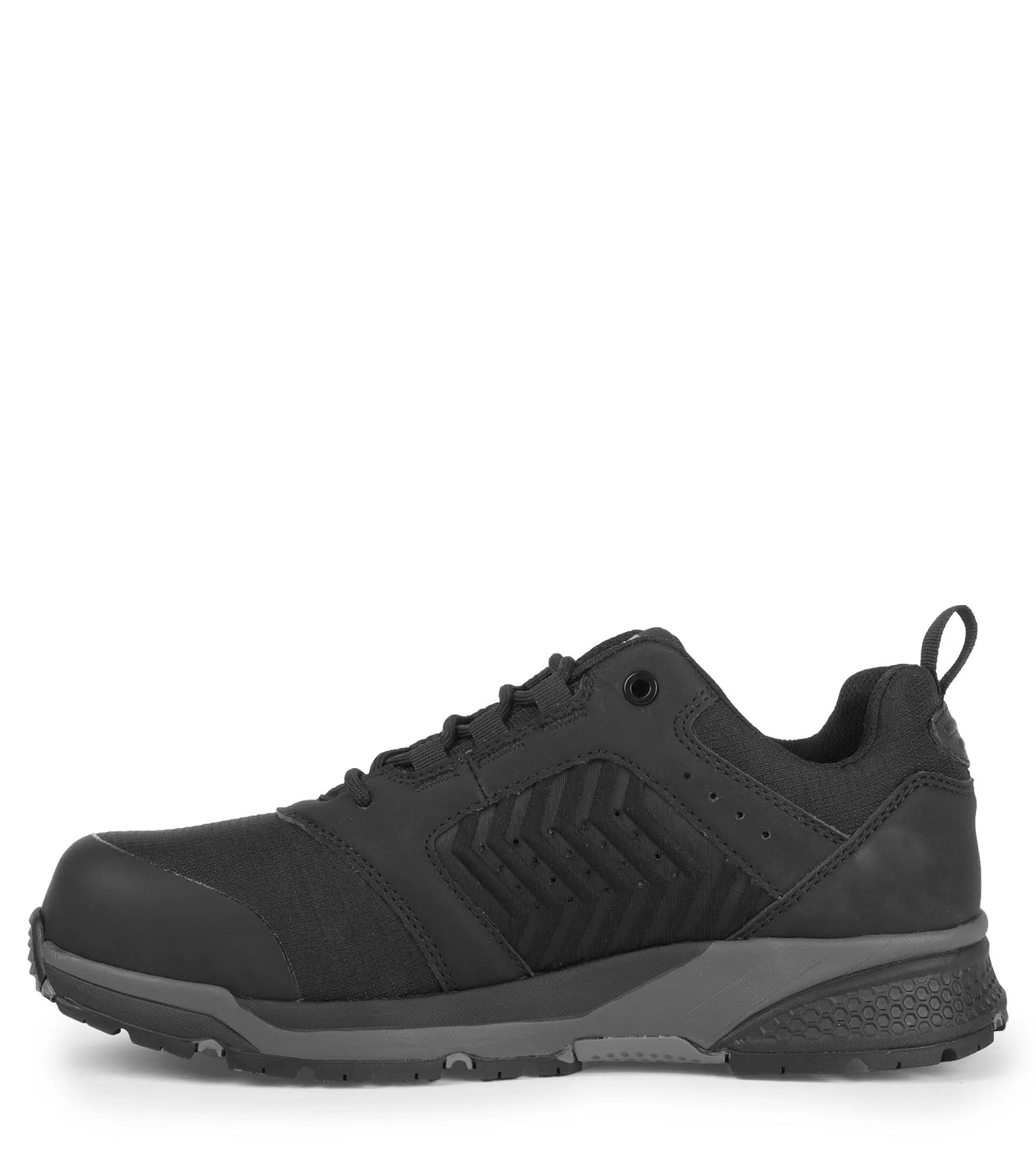 Trainer EFit, Black | Athletic Work Shoes | Metal Free & Lightweight