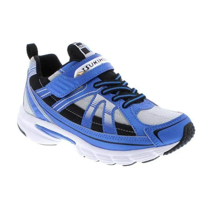 Tsukihoshi Storm Blue Gray Boys Running Shoes (Machine Washable)