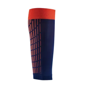 ULTRALIGHT RUN CALF SLEEVES BLUE - ORANGE