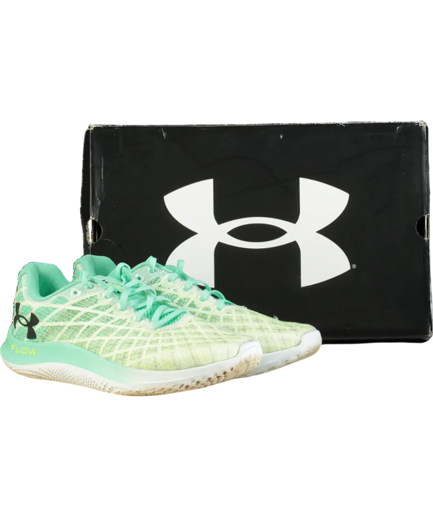 Under Armour Green Flow Velociti Wind 2 Trainers UK 8 EU 42 👞