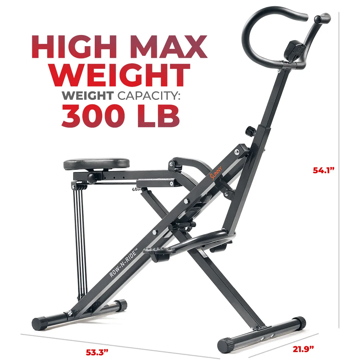 Upright Row-N-Ride® Plus Squat Assist Trainer  Machine for Abs and Glute Workout