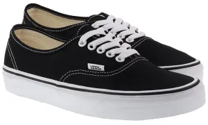 Vans Trainers Mens Authentic Black White