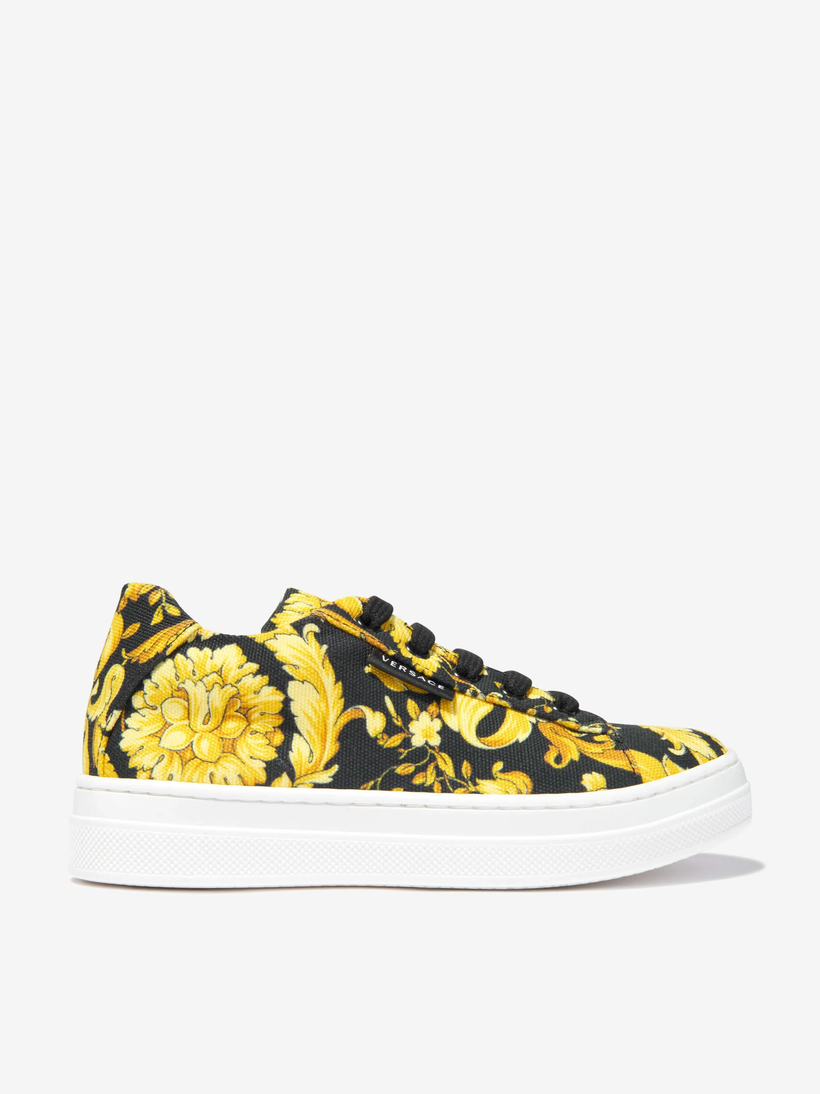 Versace Unisex Barocco Print Lace Up Trainers