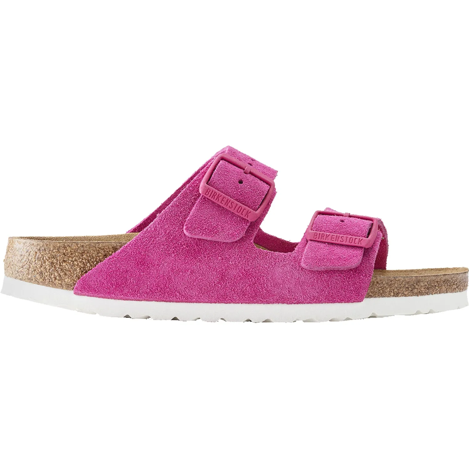 Women's Birkenstock Arizona Soft Footbed Fuchsia Tulip Suede