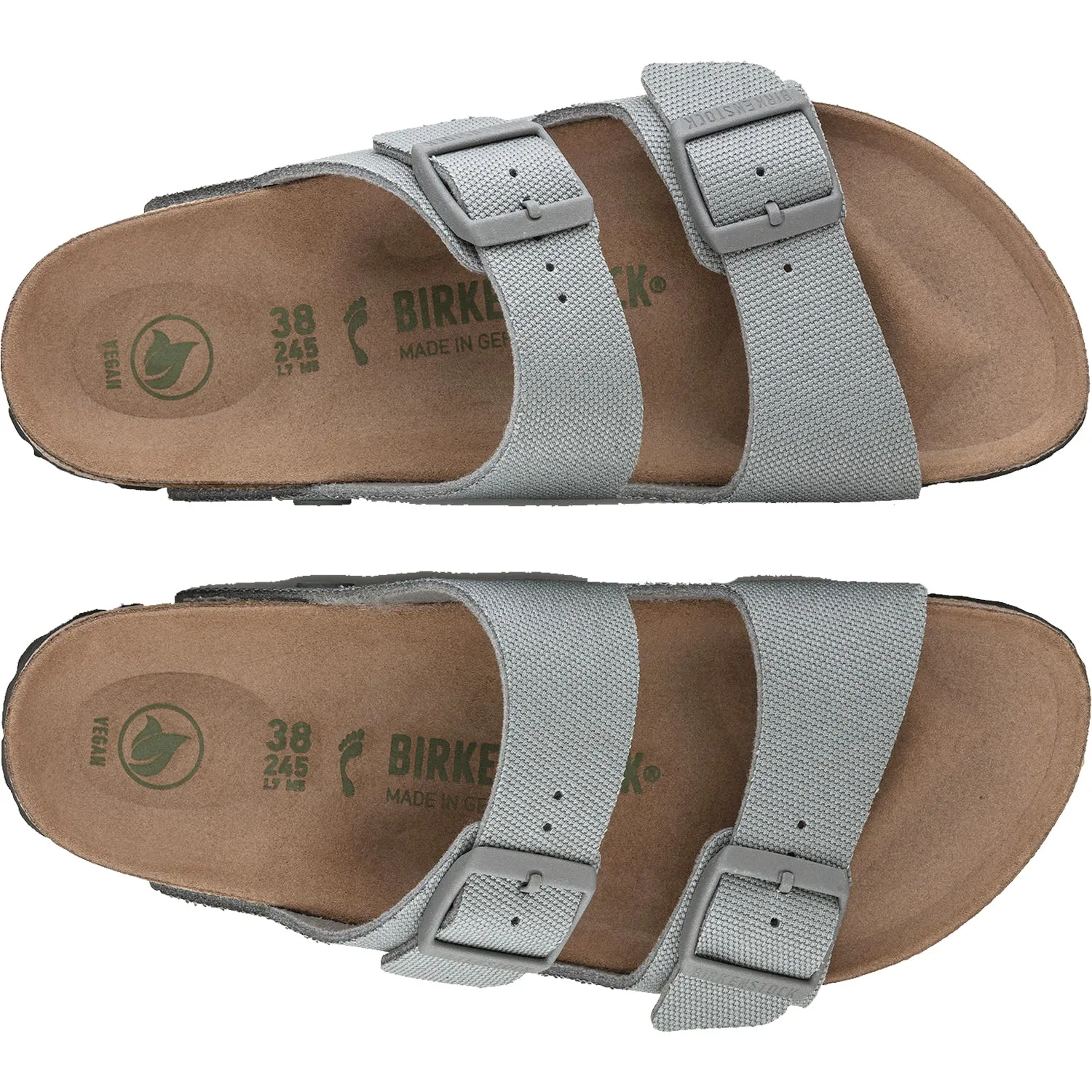 Women's Birkenstock Arizona Vegan Stone Coin Canvas