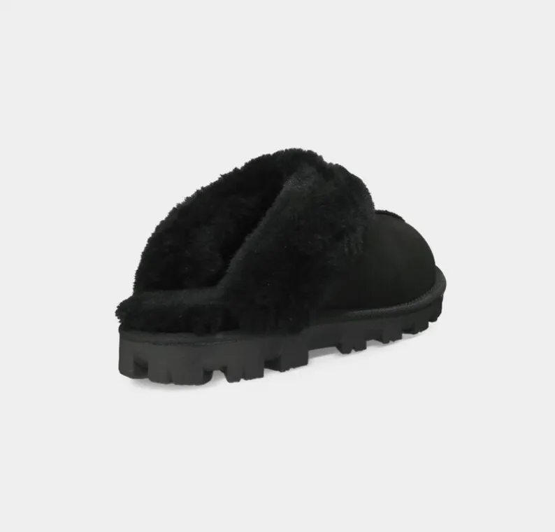 WOMENS COQUETTE BLACK SLIPPER