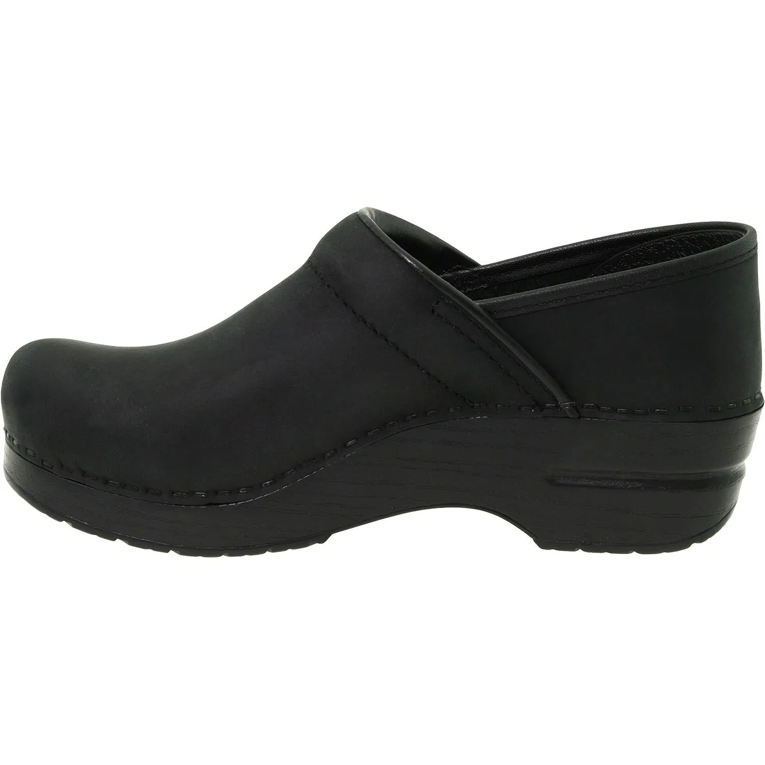 Women's Dansko Professional Clog Black Oiled Leather