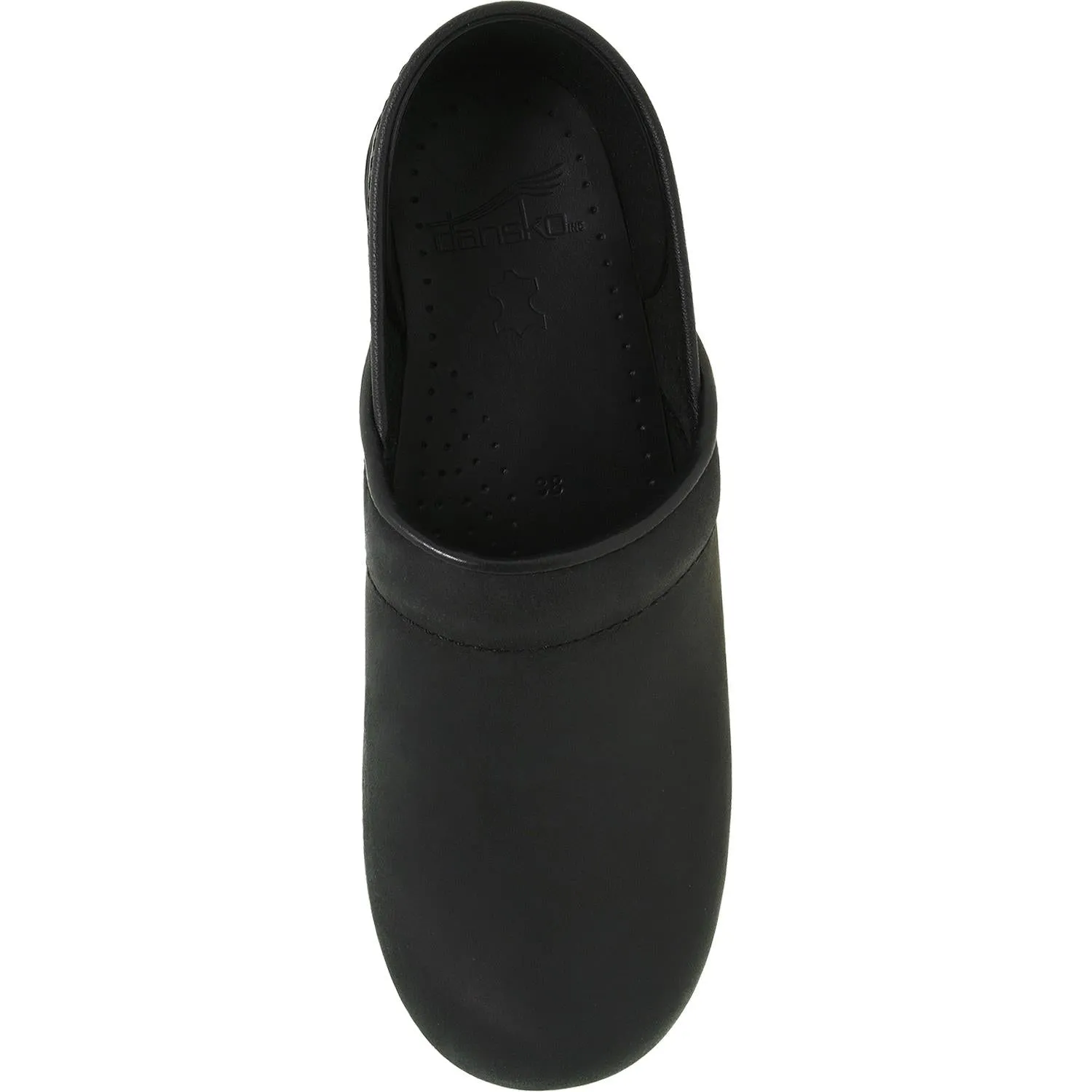 Women's Dansko Professional Clog Black Oiled Leather