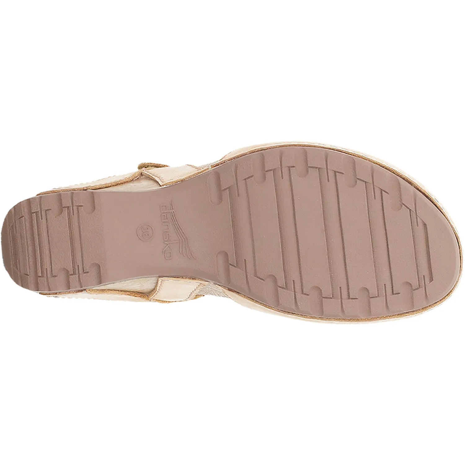 Women's Dansko Tiffani Tan Milled Burnished Leather