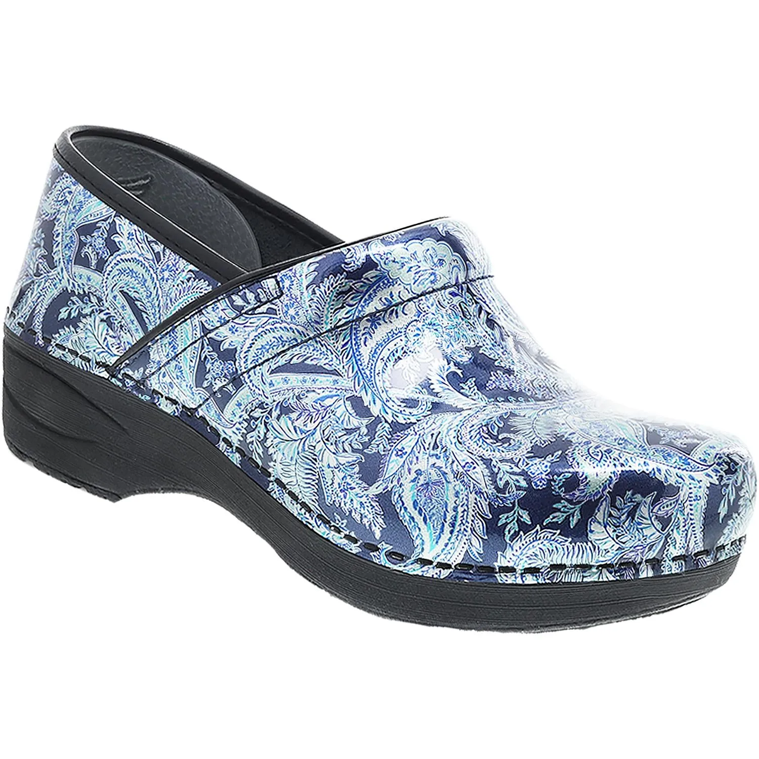 Women's Dansko XP 2.0 Blue Paisley Patent Leather