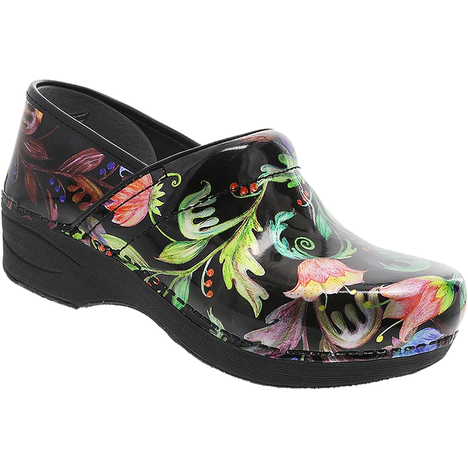 Women's Dansko XP 2.0 Metallic Floral Patent Leather