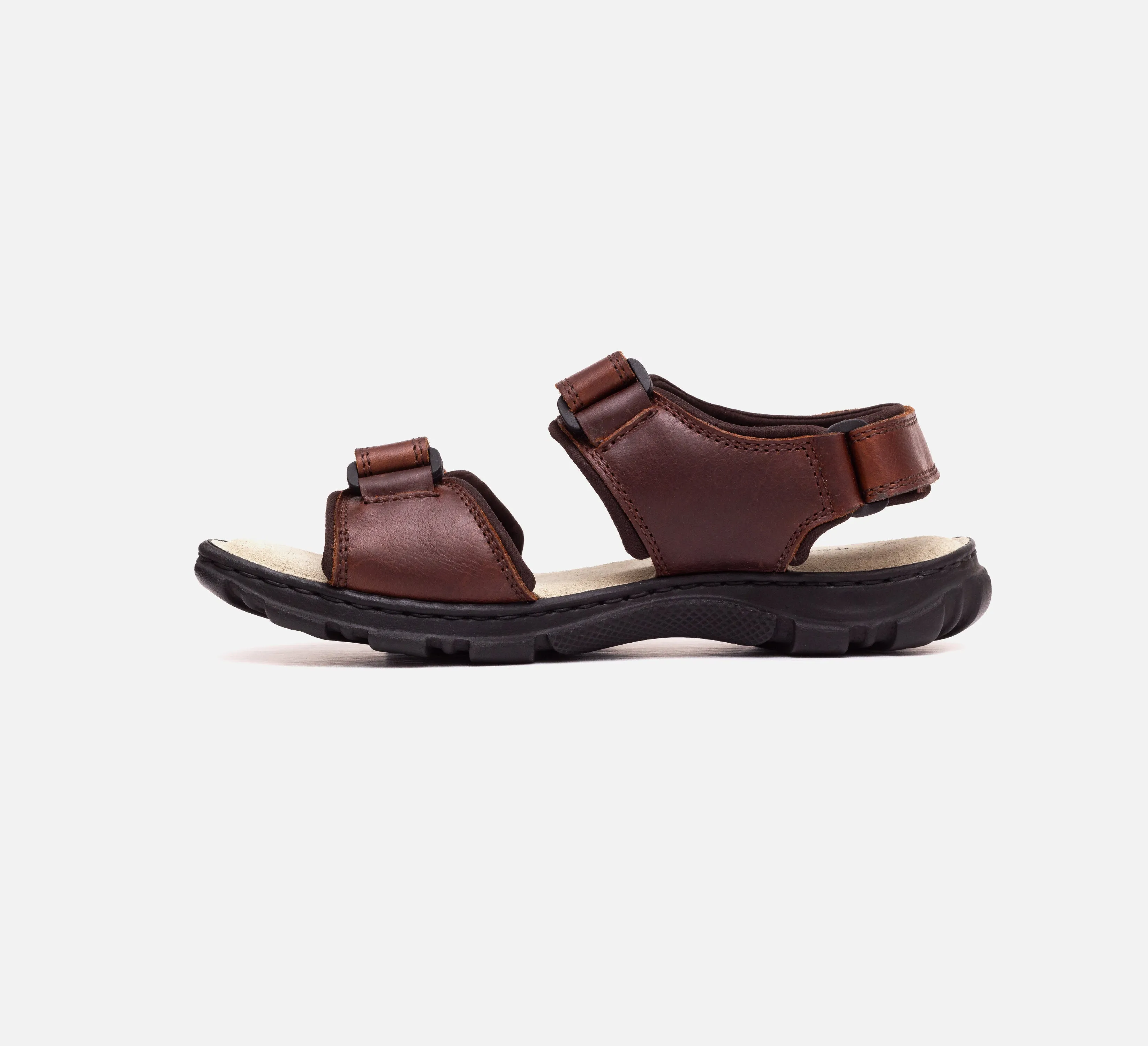 Womens Wide Fit James Leather Sandals by Tredd Well