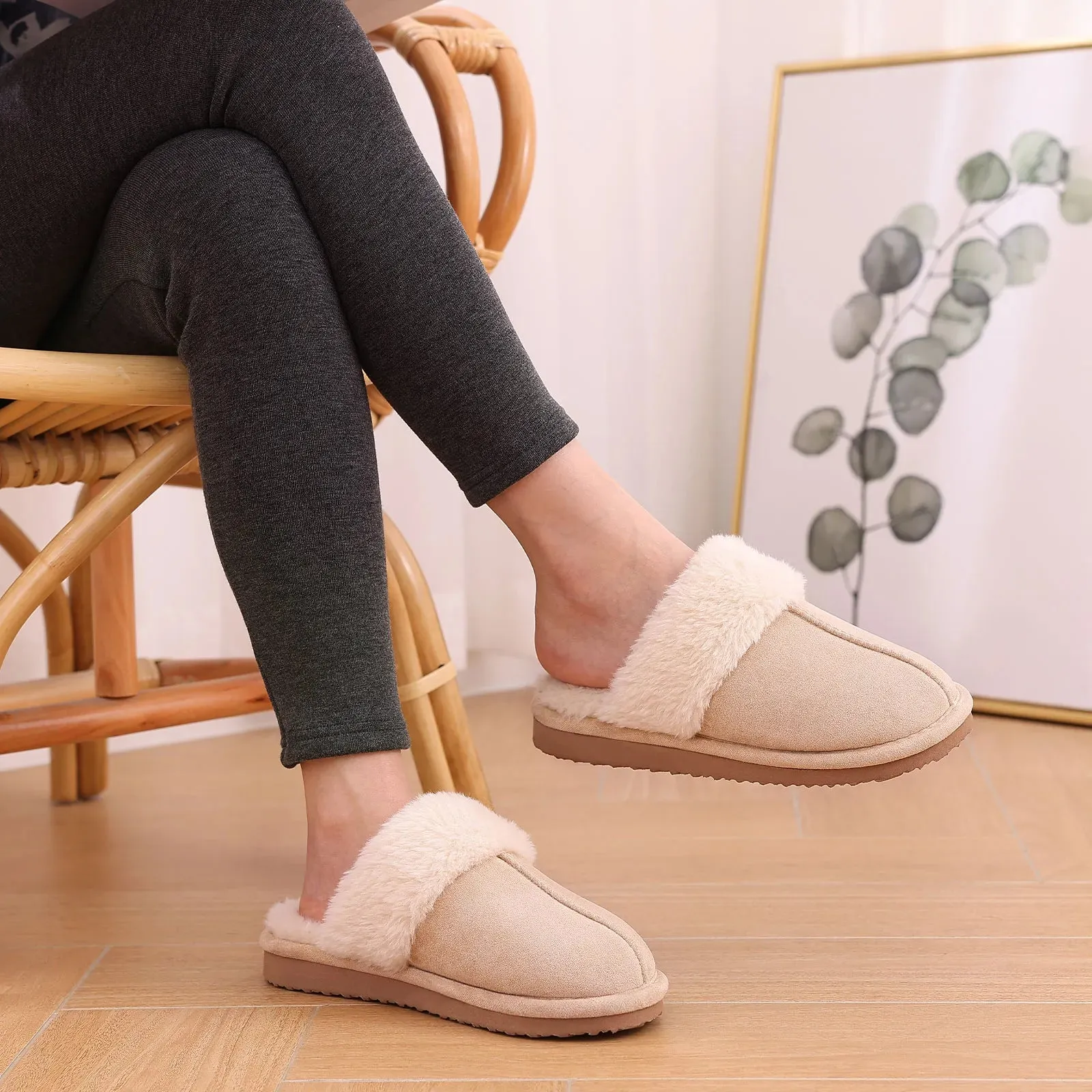 Women's Winter Fur Slippers