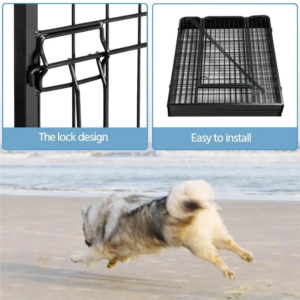 Yaheetech Dog Playpen 16 Panels 40 Inch