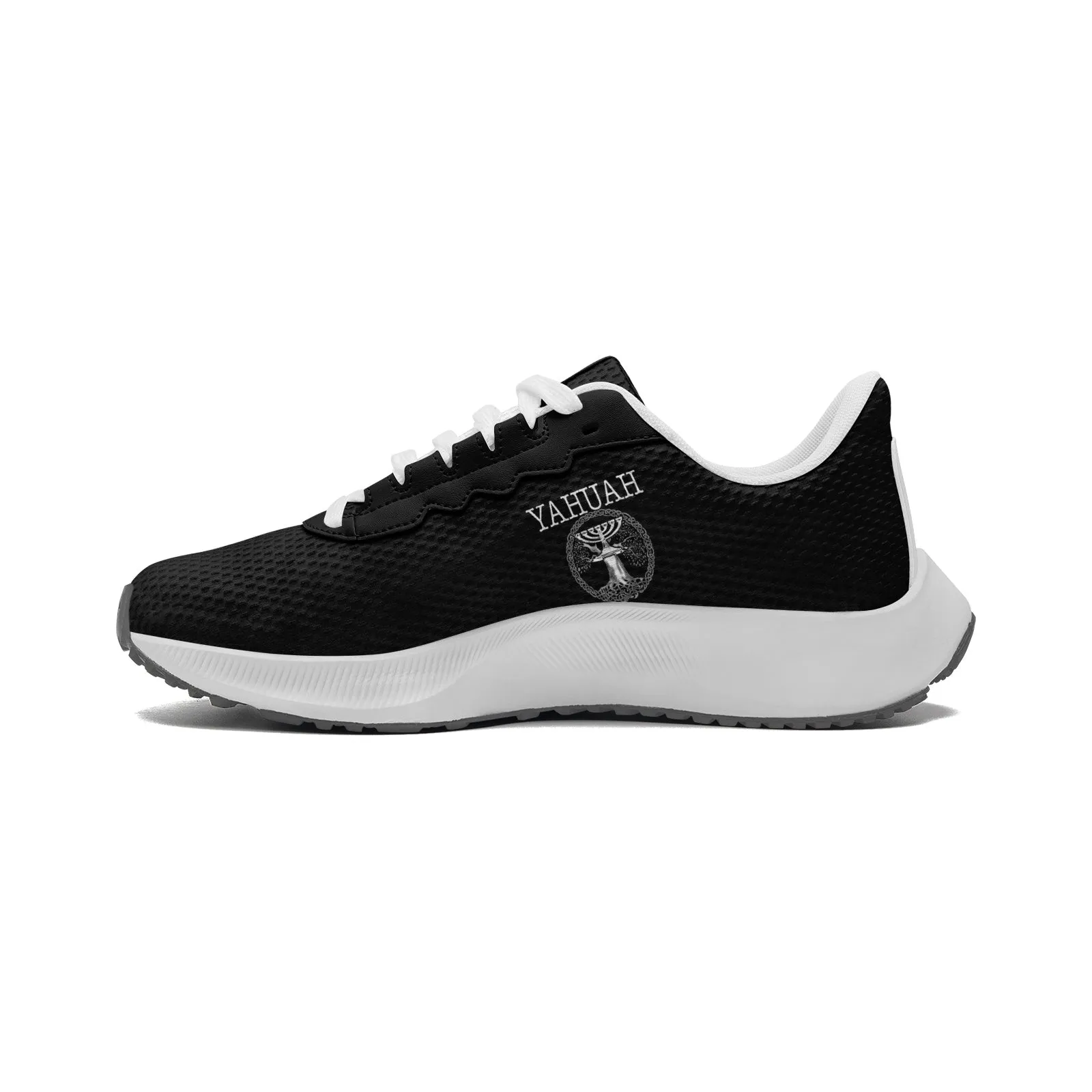 Yahuah-Tree of Life 02-06 Yin Yang Unisex Mesh Tech Performance Running Shoes