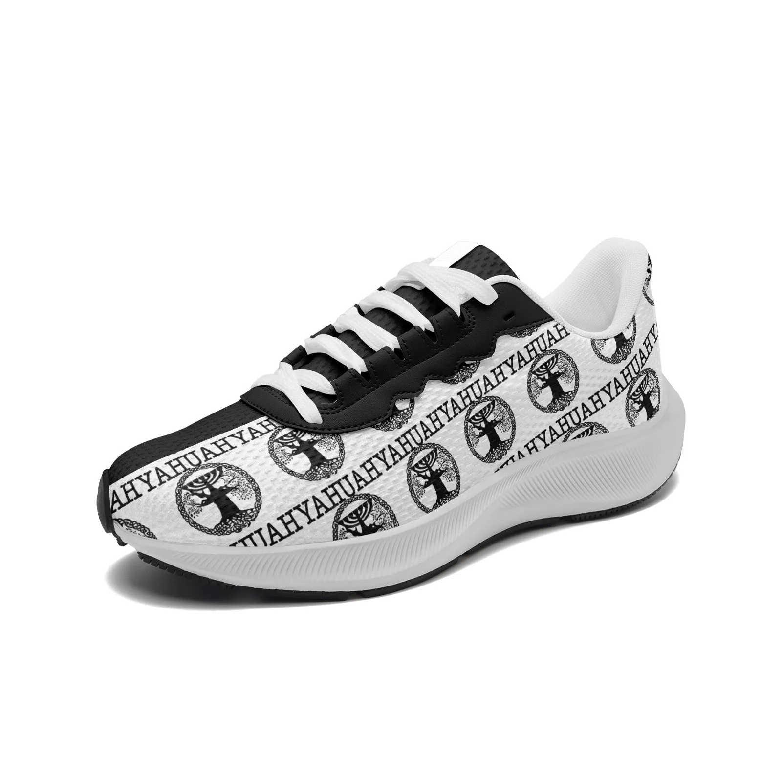 Yahuah-Tree of Life 02-06 Yin Yang Unisex Mesh Tech Performance Running Shoes