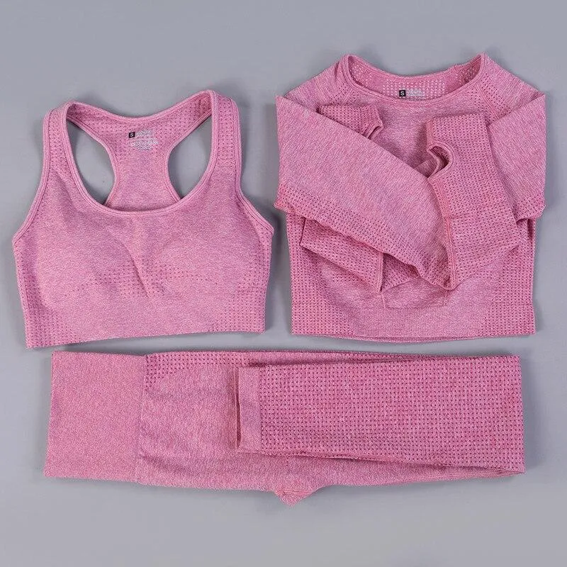 Yoga Set  Gym Sport Wear  Running  Outwork Clothing For Women