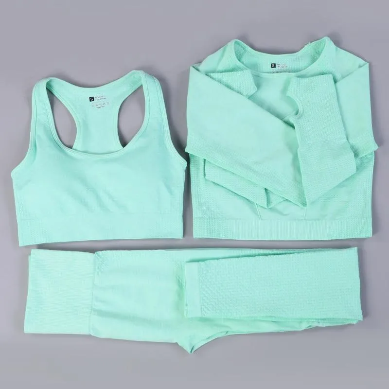 Yoga Set  Gym Sport Wear  Running  Outwork Clothing For Women