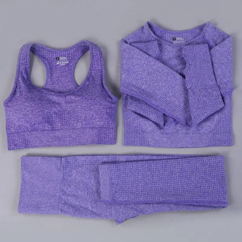 Yoga Set  Gym Sport Wear  Running  Outwork Clothing For Women