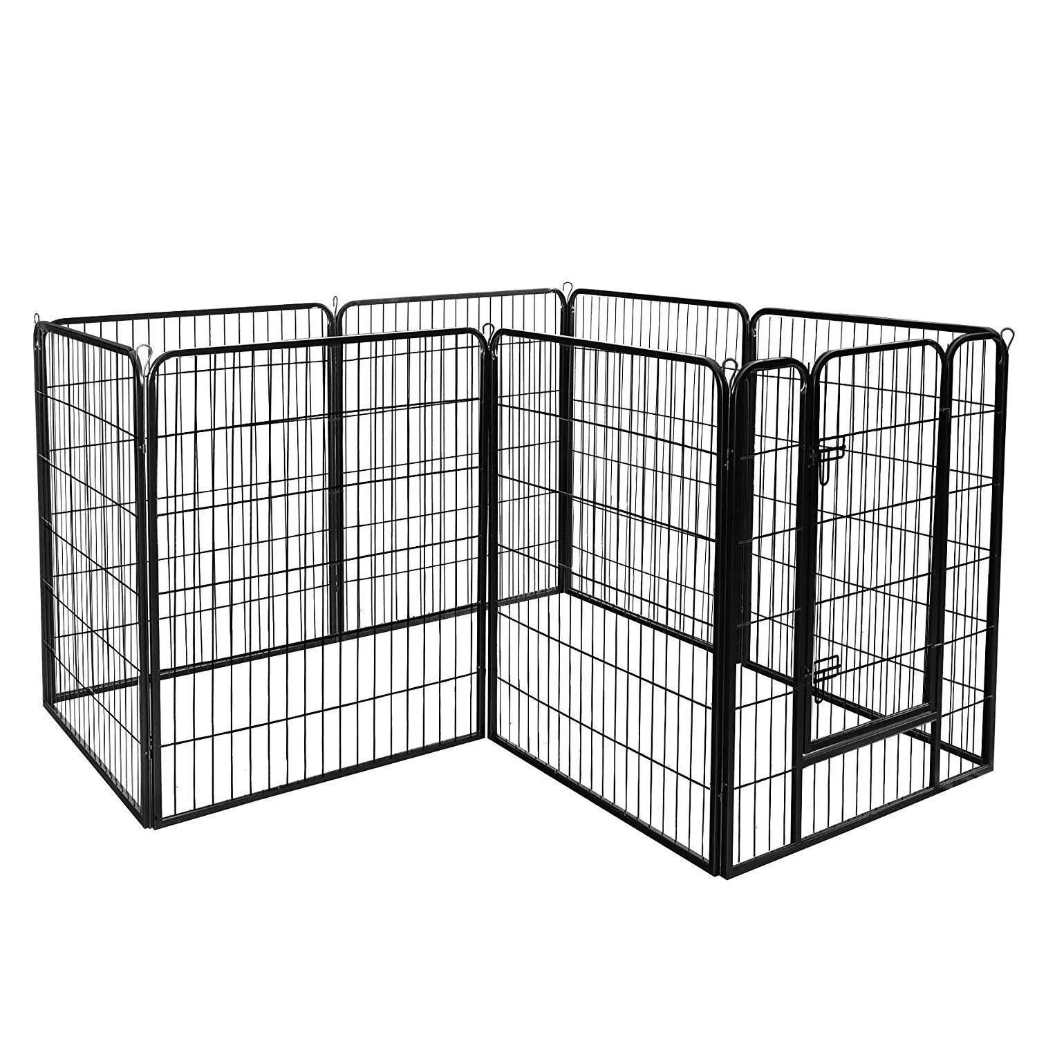 ZENY™ Dog & Cat Playpen Foldable Metal Exercise 8 Panel Design