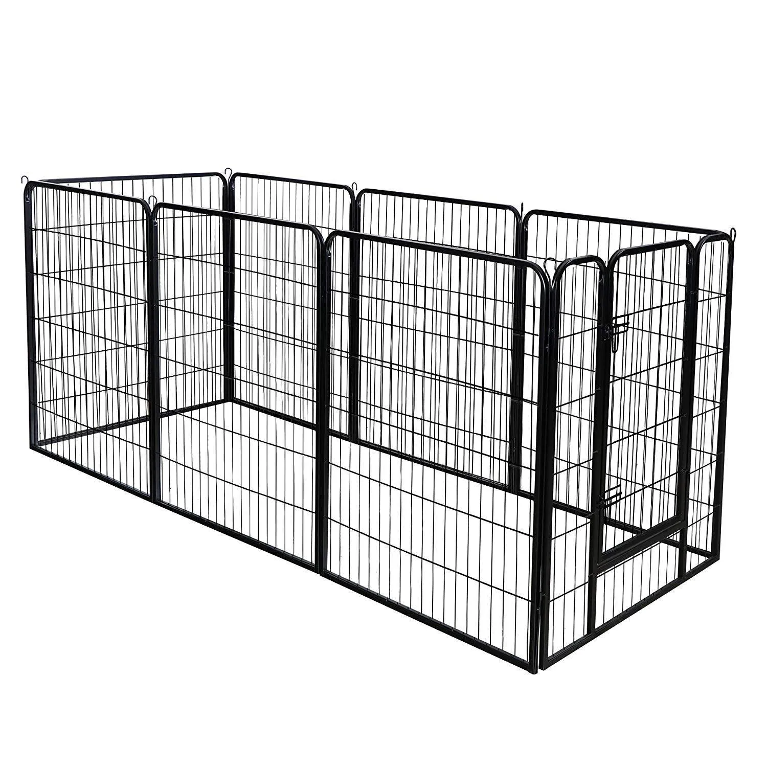 ZENY™ Dog & Cat Playpen Foldable Metal Exercise 8 Panel Design