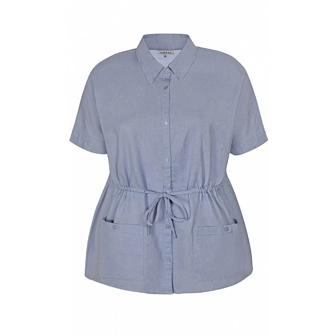 Zhenzi Toshi Shirt in Blue