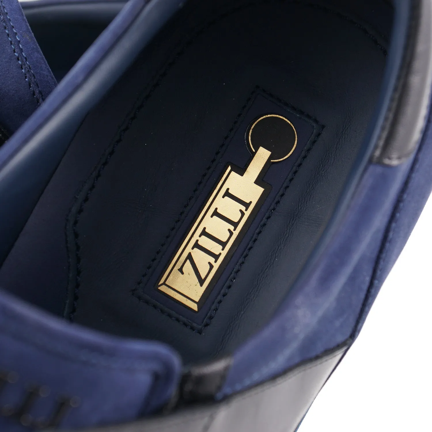 Zilli Nubuck and Calf Leather Sneakers