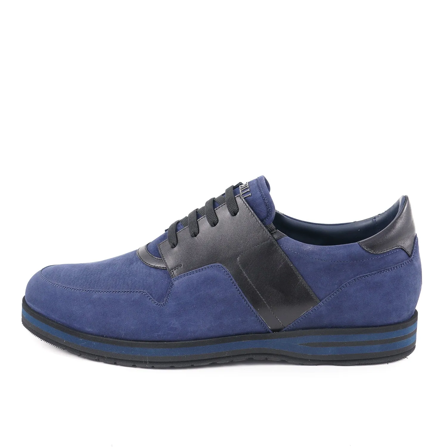 Zilli Nubuck and Calf Leather Sneakers